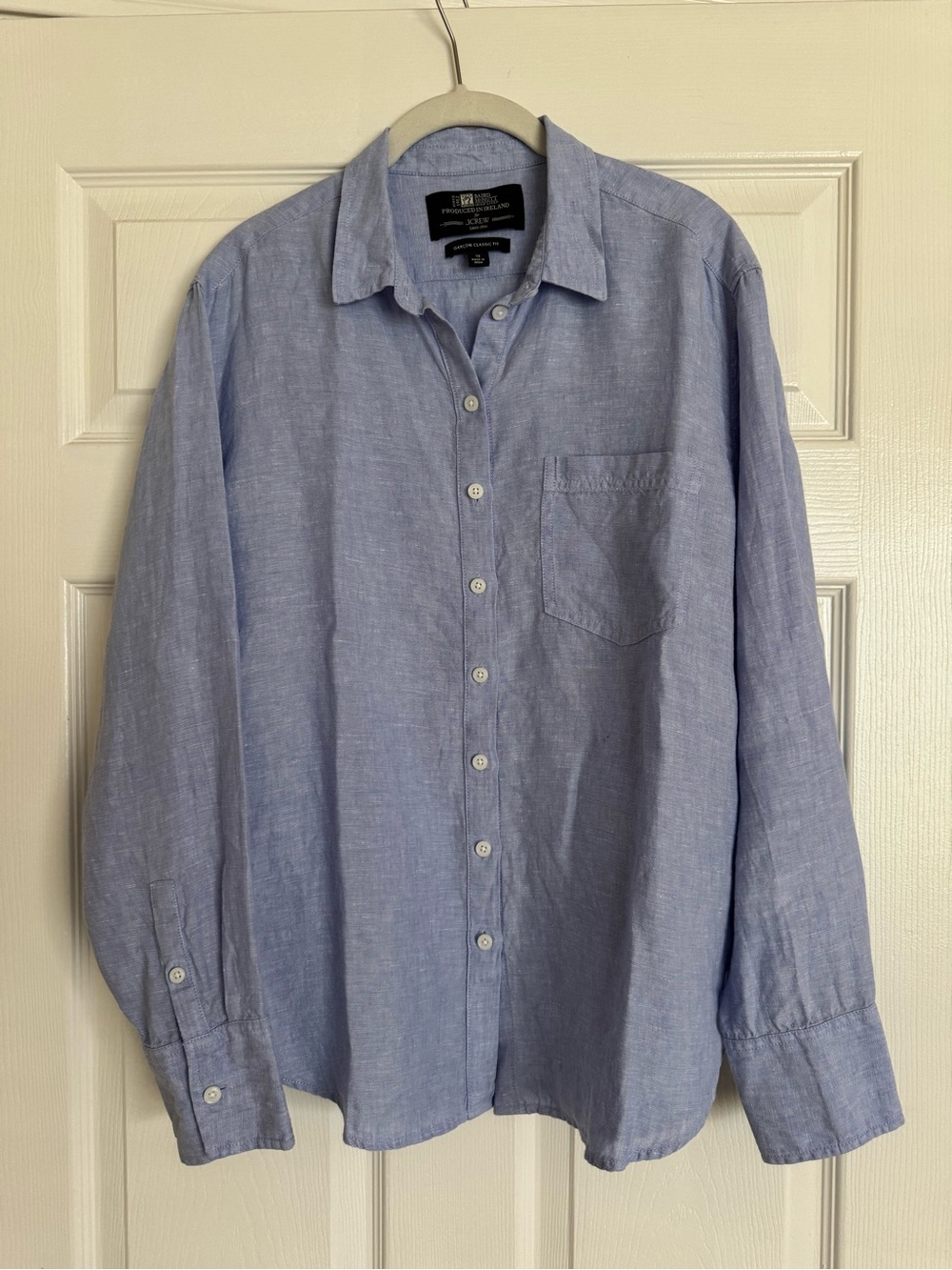 J. Crew Garçon classic button-up shirt in Baird McNutt Irish linen